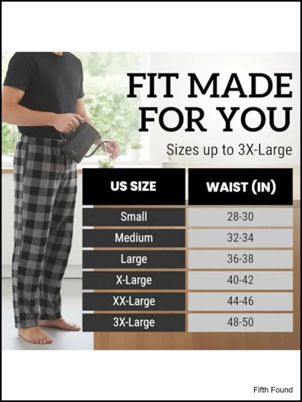 Micro Fleece Buffalo Plaid Pajama Pants with Pockets